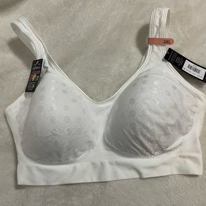 Bali Comfort Bra 3X White